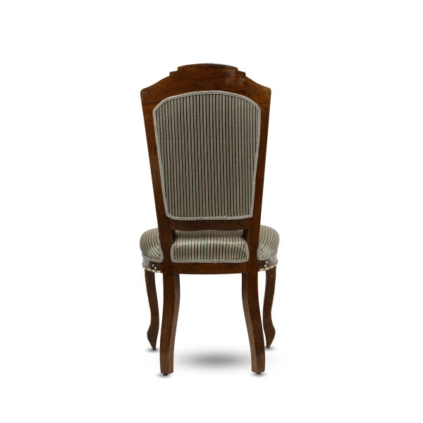 Back View of Mother of Pearl Short Back Chair