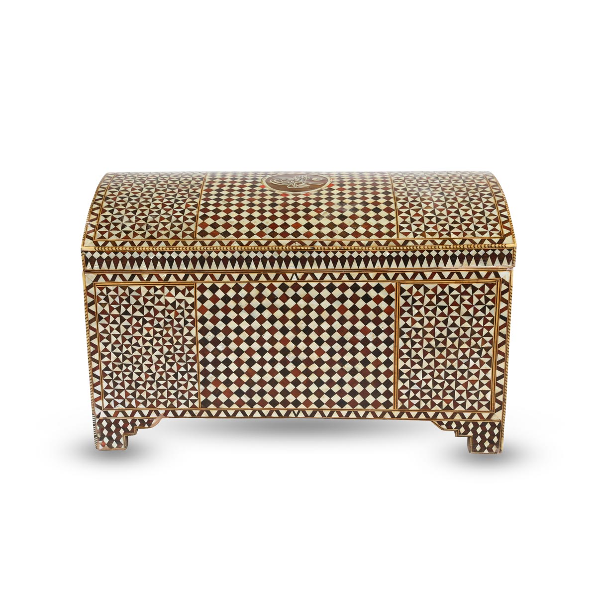 Buy Marquetry Inlaid Multi-Colored Chest Box Online - UAE – Tarrab