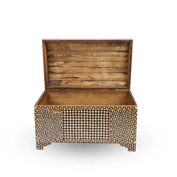 Buy Marquetry Inlaid Multi-Colored Chest Box Online - UAE – Tarrab