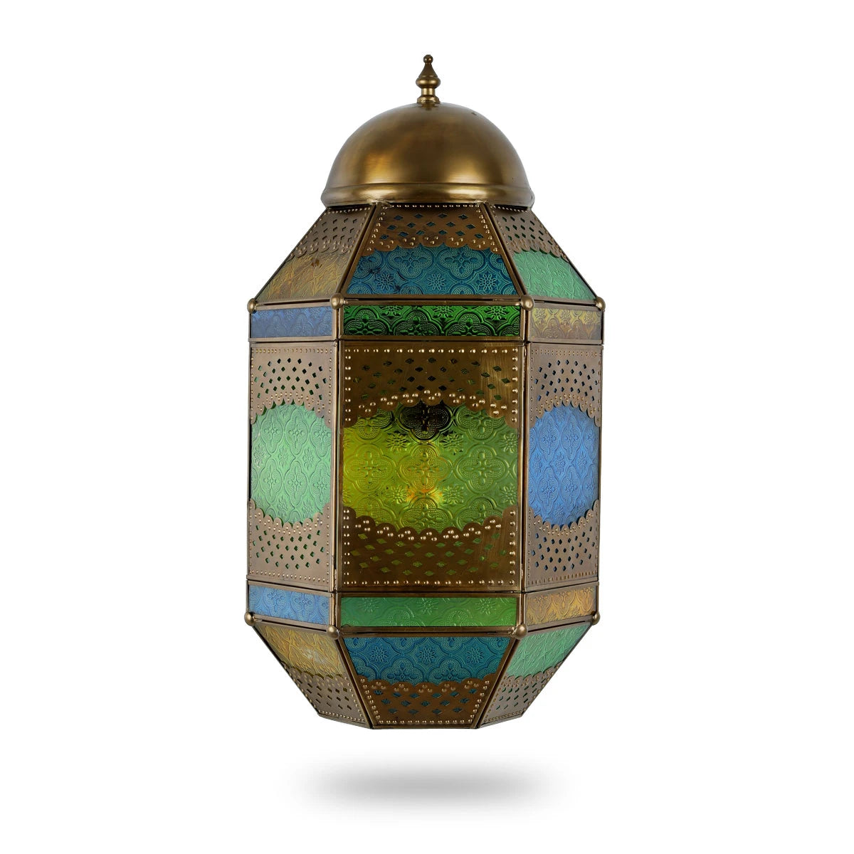 Front View of Multicolor Wall Sconce