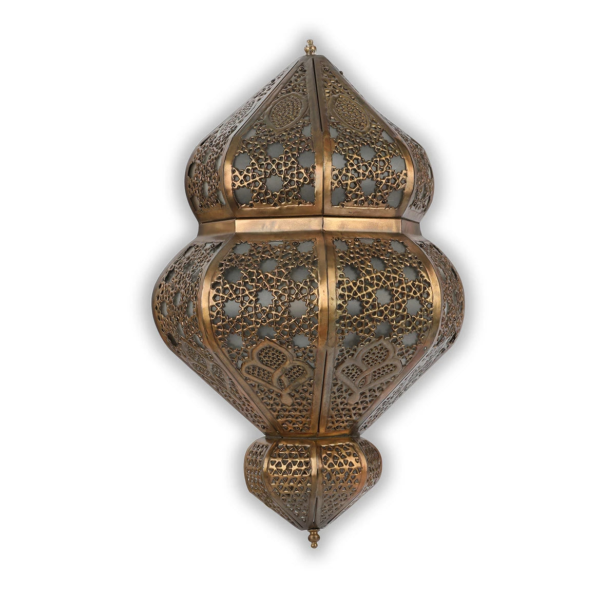 Front View of Ornamented Syrian Wall Light