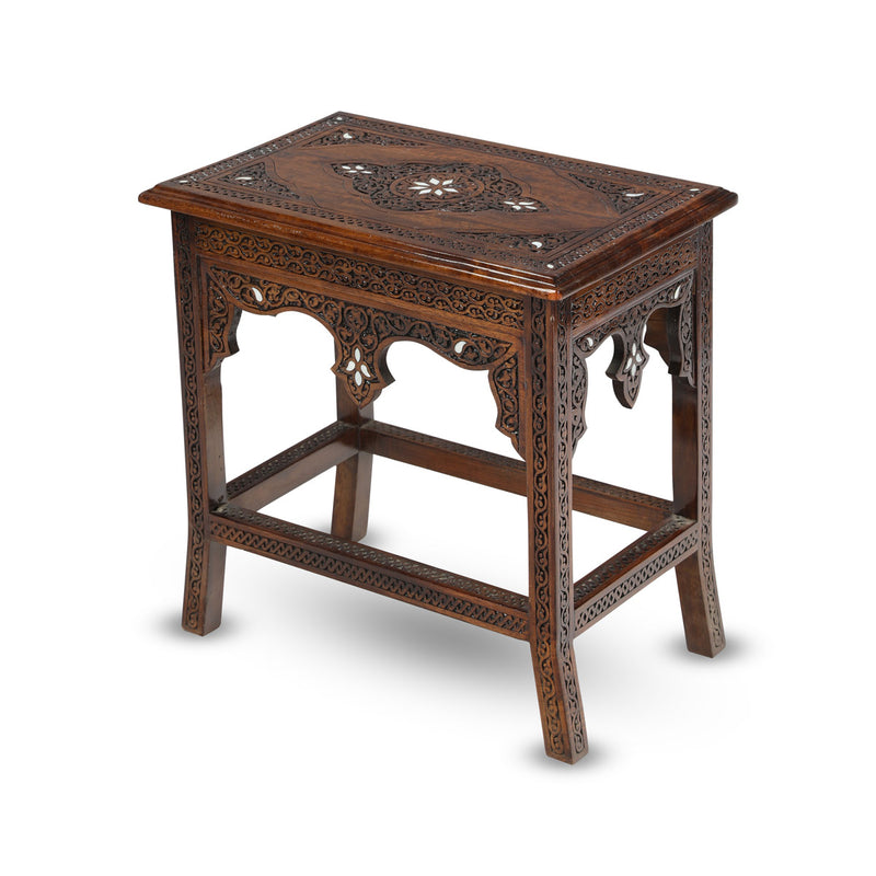 Buy Traditional Syrian Rectangular Flat Top Coffee Table Online – Tarrab