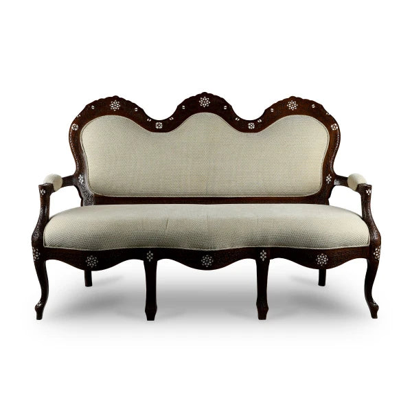 Front View of Royal Arabian Three Seater Sofa