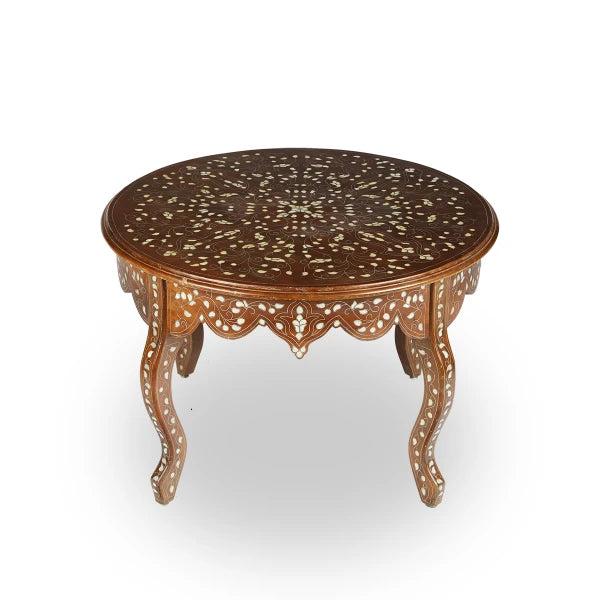Buy Arabic Accent Syrian-Style Wooden Coffee Table Online – Tarrab