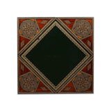 Play Deck View of Syrian Mosaic Patterned Marquetry Inlaid Wooden Playing Table