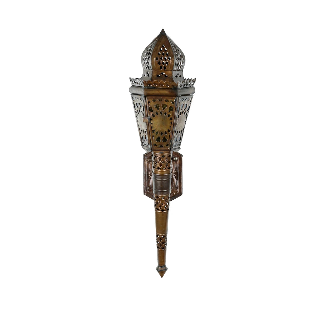 Front View of Syrian Wall Torch Décor