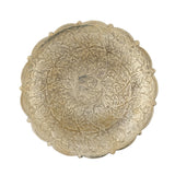 Top View of Three Legged Brass Bowl - Gold Variant