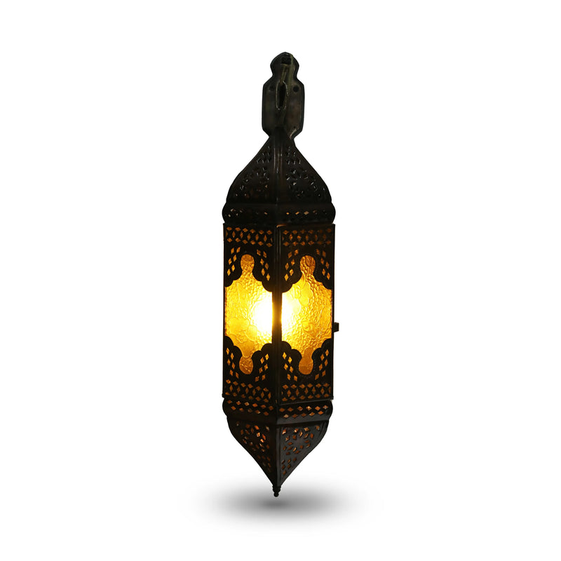 Ethnic Arabian Wall Bracket Lantern For Indoors