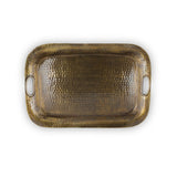 Top View of Brass Tray from Turkish Coffee Cup Set