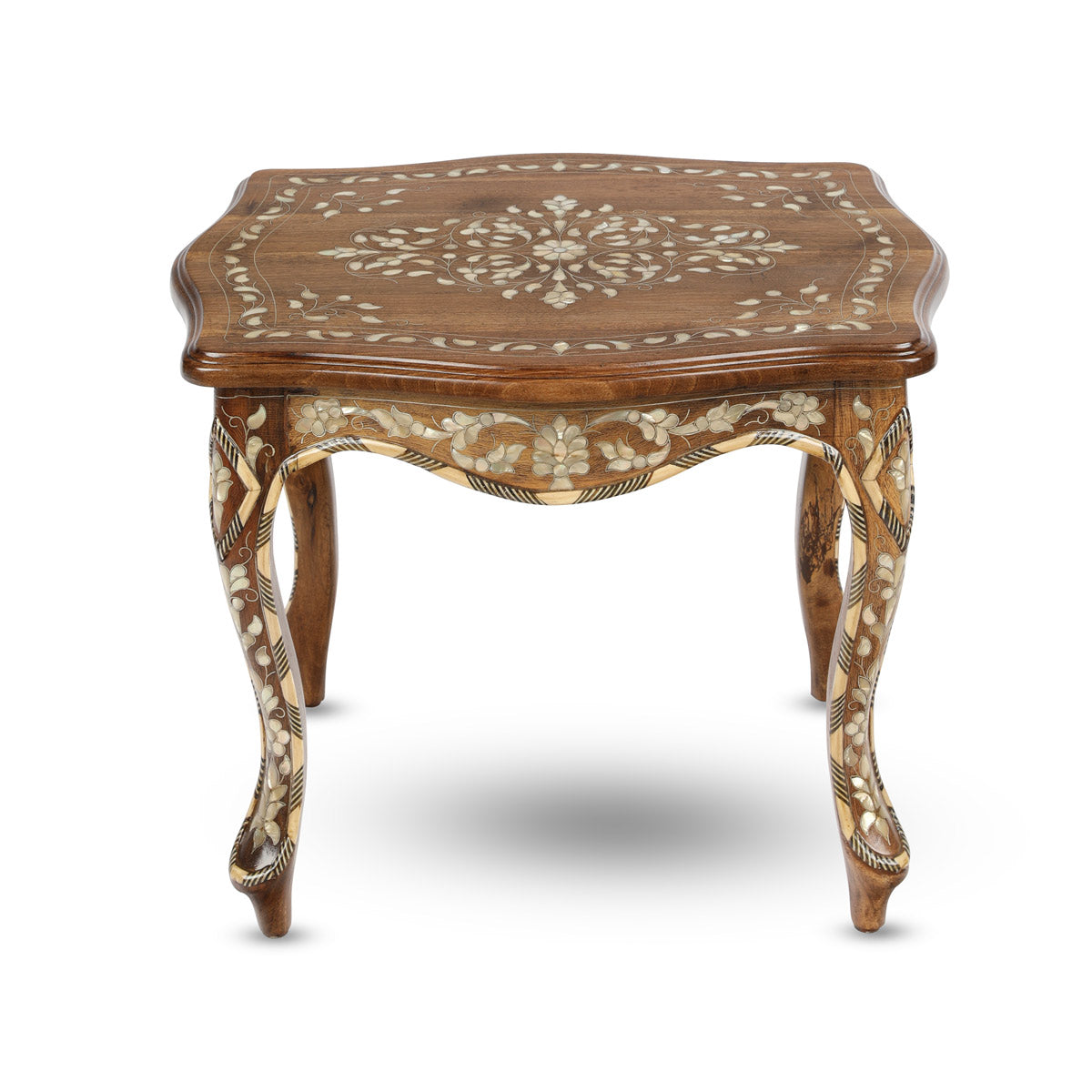Front View of Victorian Side Table