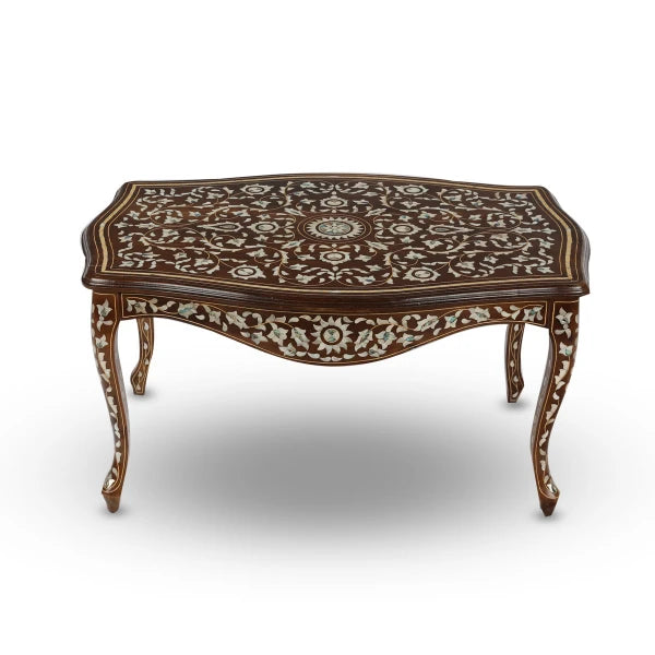 Front View of Victorian Flat Top Rectangular Table