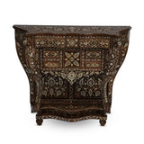 Front View of Vintage Syrian Table-top Console