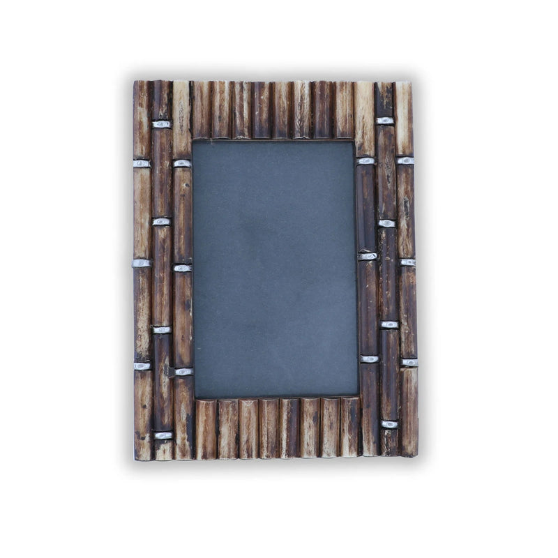 Front View of Contemporary Bamboo Picture Frame